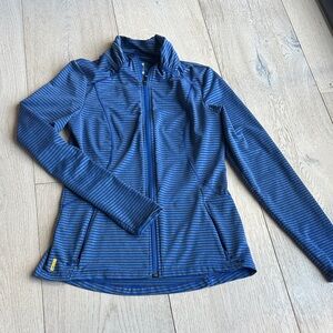 Lole Women's Blue Striped Jacket